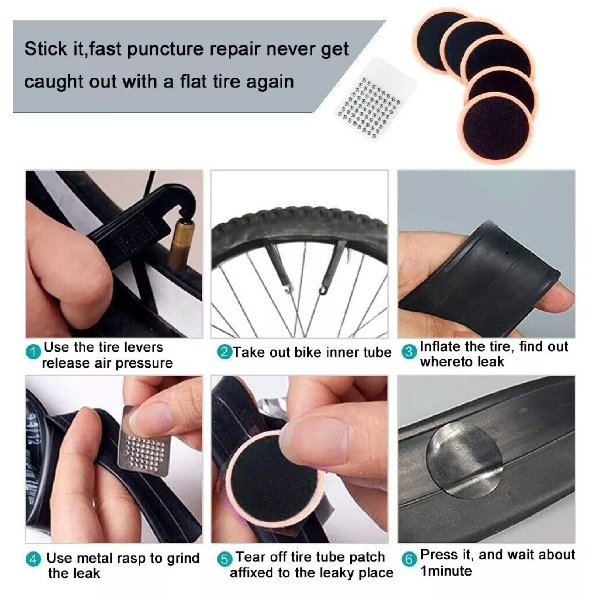 Miniatura 4 de Kit Reparacion Y Despinche De Bicicletas